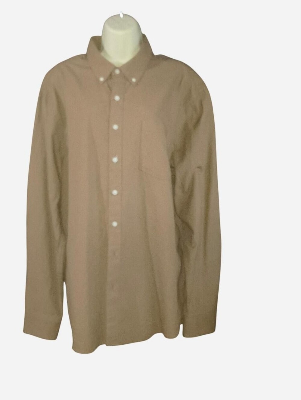 Sonoma Brown Long-Sleeve Button-Down Shirt